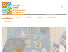 Tablet Screenshot of moppetpreschool.com